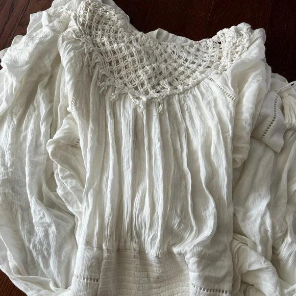 FREEPEOPLE Camille Maxi Ivory Dress - Picture 2 of 6